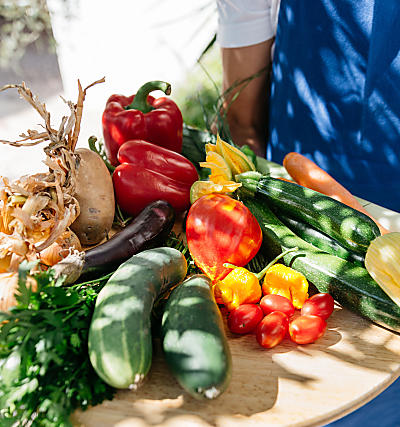 Eventi di cucina con verdure di stagione dell'Alto Adige