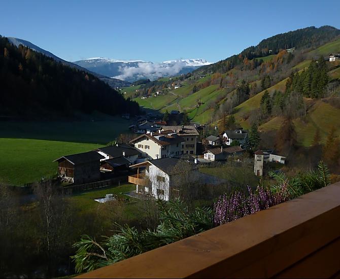 Vista dal balcone