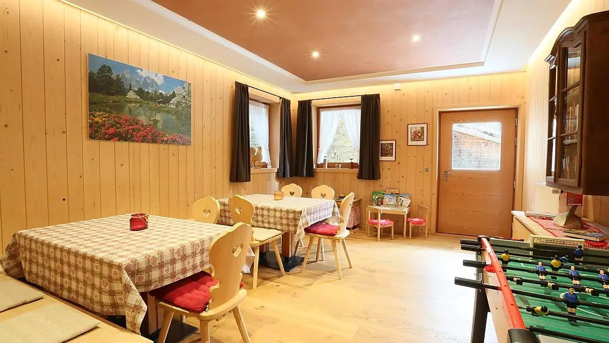 Sala ricreativa e area giochi