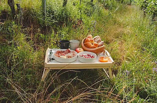 Colazione nel vigneto