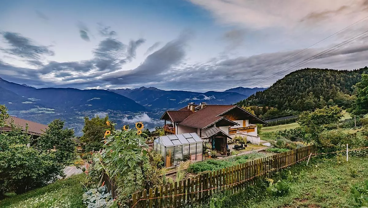 Maso di montagna situato in posizione idilliaca e tranquilla