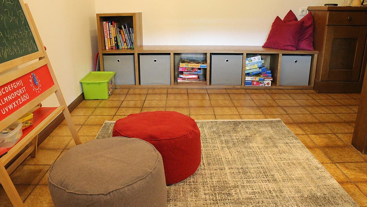 Sala giochi e soggiorno