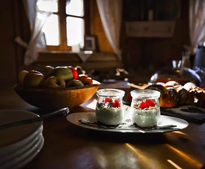 La colazione nella nostra Stube