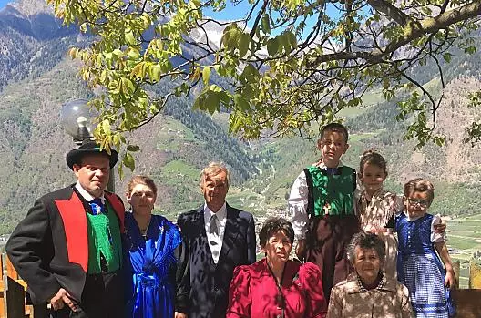 Quattro generazioni in una sola immagine.