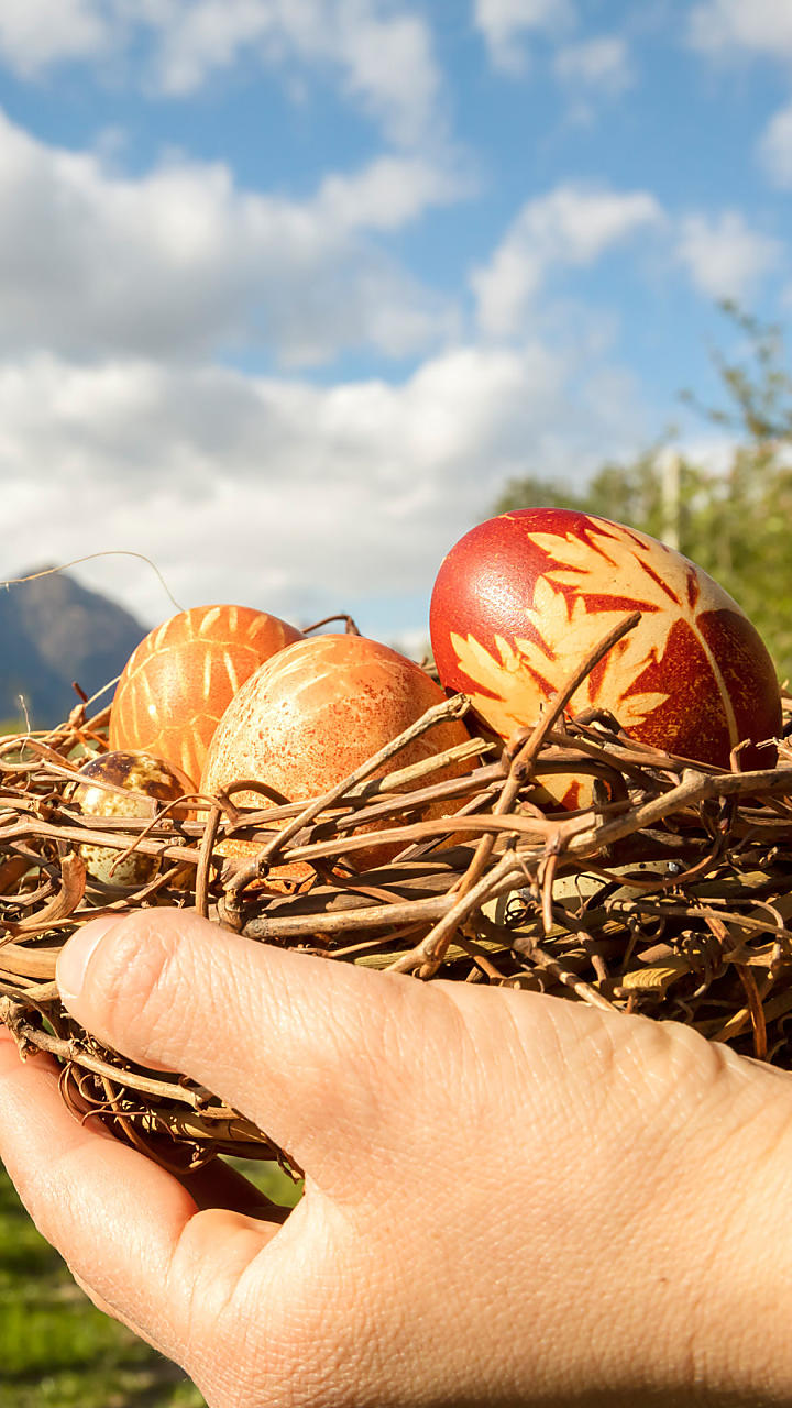 Colorare le uova di Pasqua