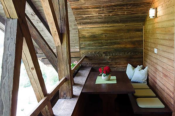 Überdachter Balkon