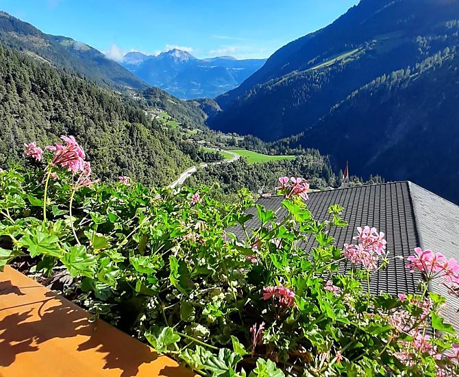 Die Aussicht vom Balkon - einfach Traumhaft.