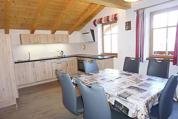 Küche mit Panoramablick 