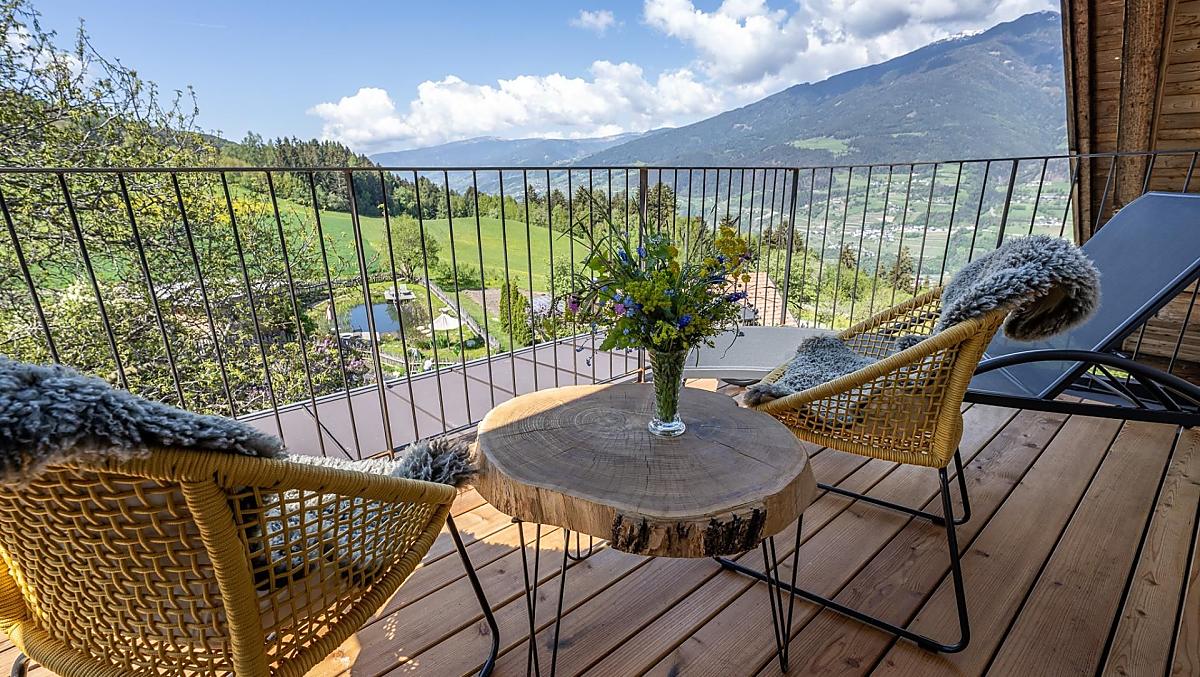 Terrazza panoramica dell’appartamento Nussbaum