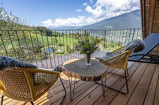 Terrazza panoramica dell’appartamento Nussbaum