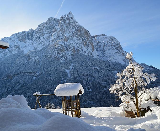 Il nostro parco giochi in veste invernale
