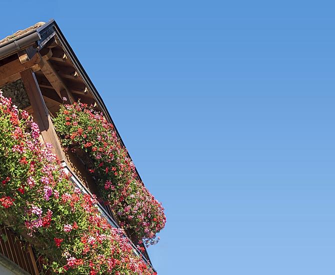 Südbalkon mit herrlicher Aussicht