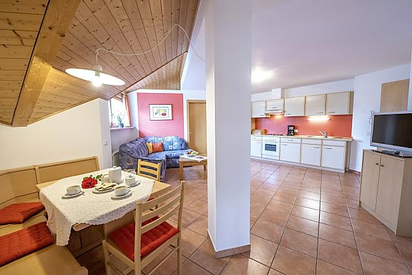 Wohnraum - Küche Ferienwohnung 2