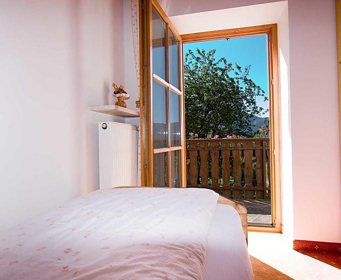 Blick auf den Balkon