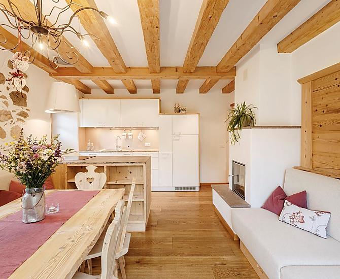 Ob Pärchenurlaub, mit Freunden oder Familie - unsere Ferienwohnung Trafuei lässt keinen Wunsch offen und ist perfekt fürs Zusammensein.