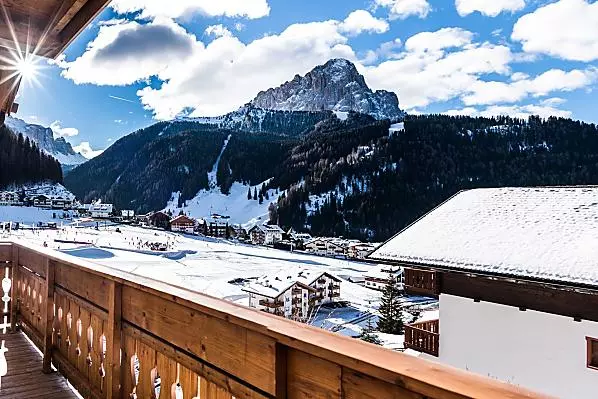 Blick zum Langkofel
