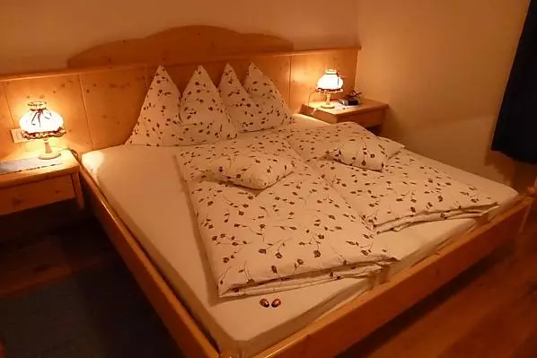 Das kleine, aber feine Schlafzimmer.
