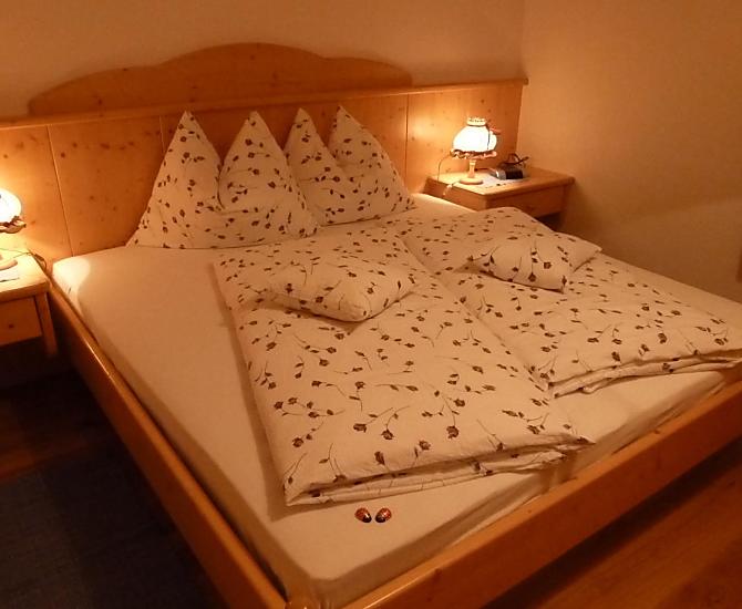 Das kleine, aber feine Schlafzimmer.