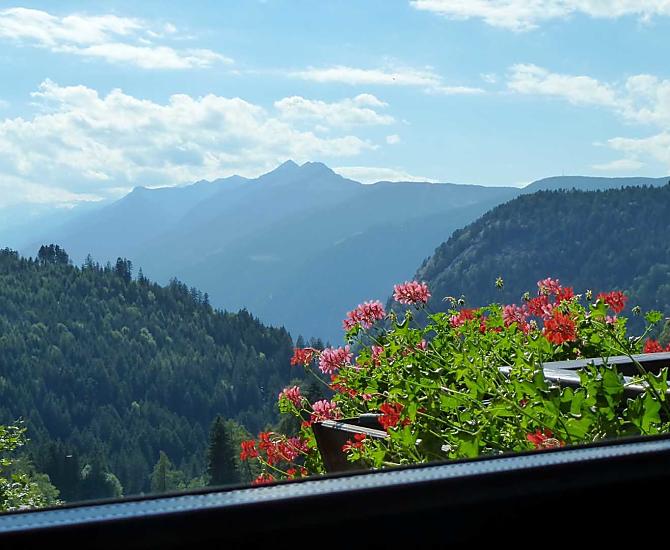 Südbalkon mit herrlichem Panoramablick 