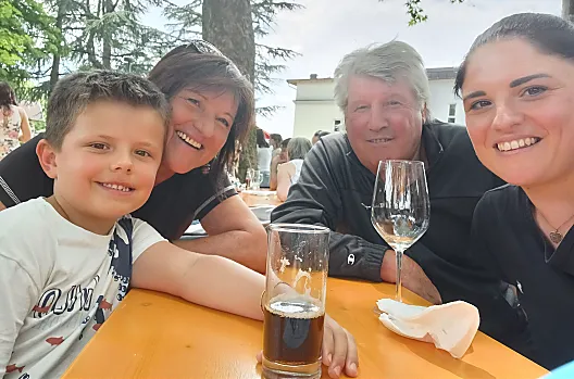 Gita con la figlia e il nipote