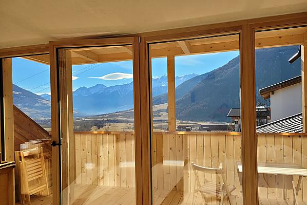 Balkon mit Panoramablick