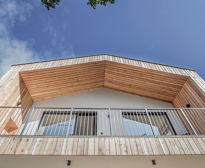 Loggia mit einzigartigem Ausblick auf die umliegende Bergwelt