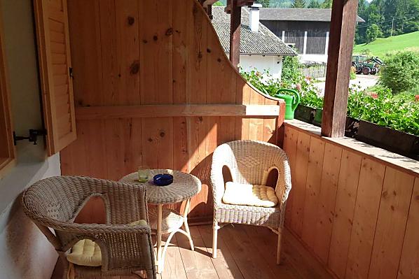 Balkon mit Südausrichtung