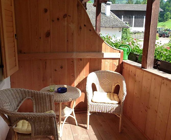 Balkon mit Südausrichtung