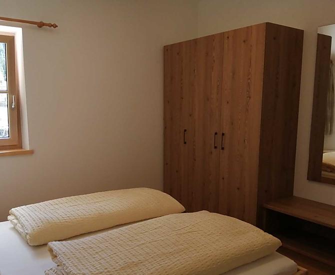 Das Schlafzimmer, wo Sie von der Sonne geweckt werden.