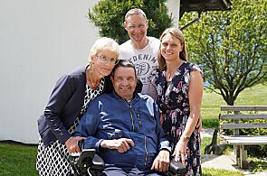 Oma Rita, Opa Wolfgang, Stefan und Veronika