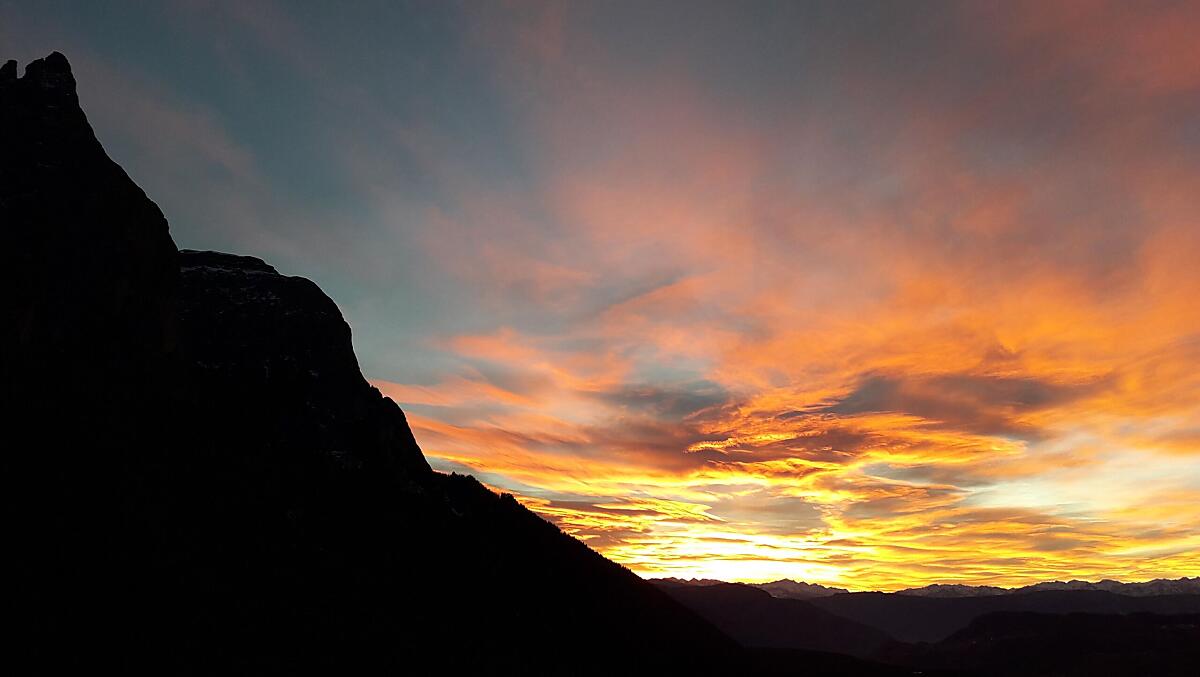 Tramonti mozzafiato, soprattutto in autunno