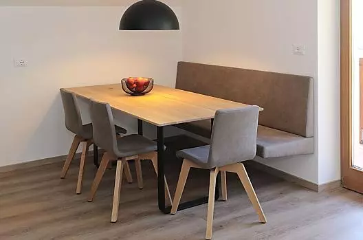 Il tavolo da pranzo per ore in compagnia nell'appartamento vacanze Panorama Südblick