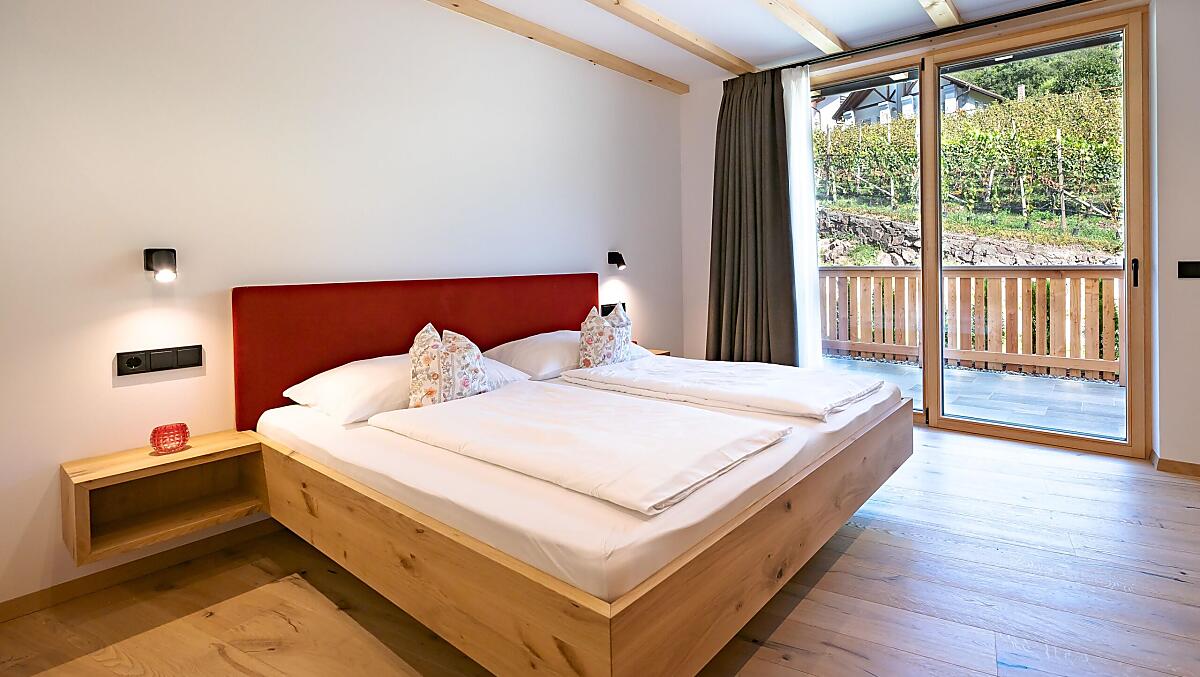 Camera da letto nell’appartamento vacanze “Granatapfel”
