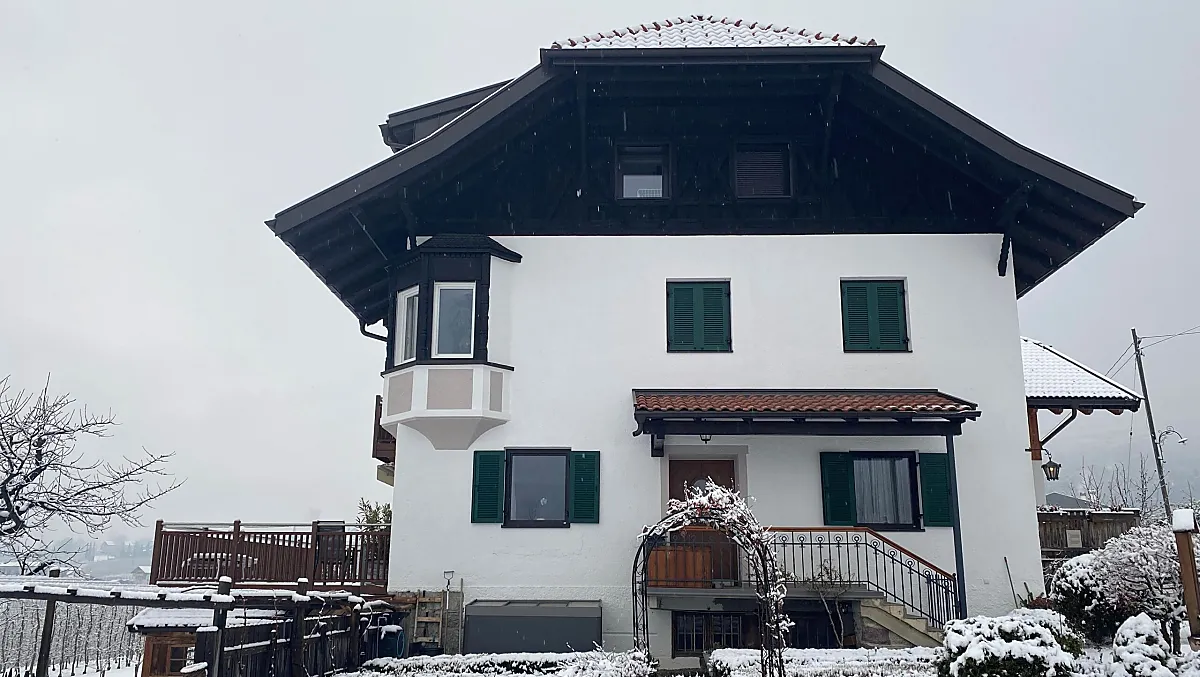 Idilliaco paesaggio invernale
