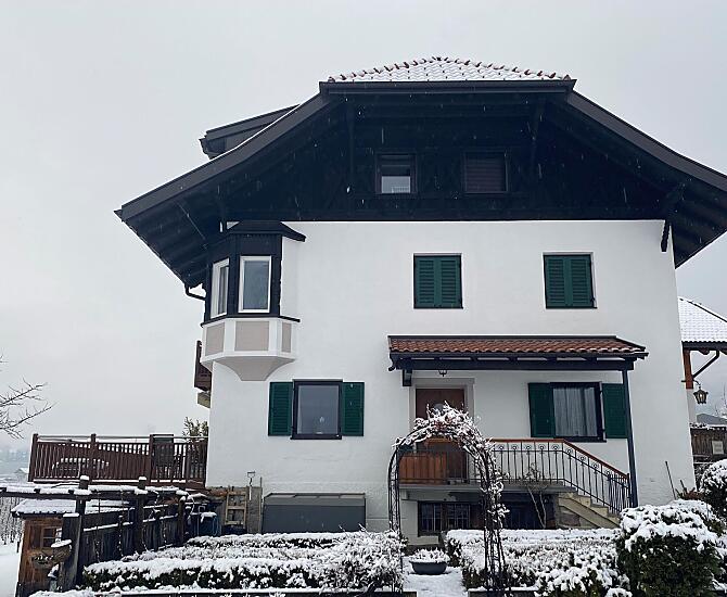 Idilliaco paesaggio invernale