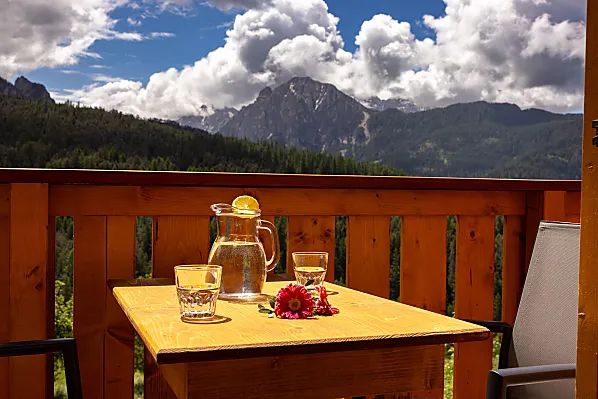 Ferienwohnung mit tollem Blick in Richtung Fanesberge