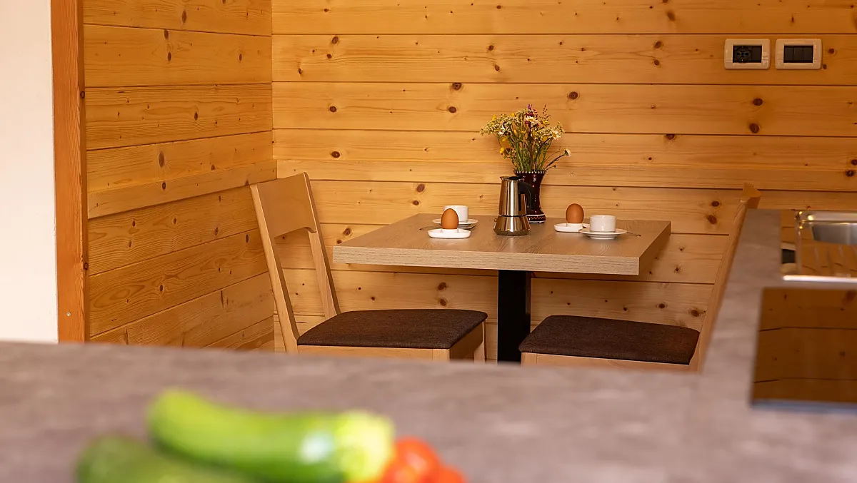 Cucina dell’appartamento vacanze Senes