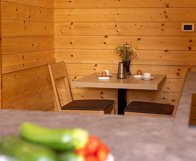 Cucina dell’appartamento vacanze Senes