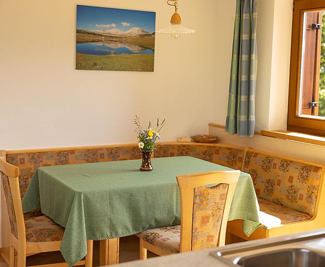 Accogliente cucina dell’appartamento Fanes