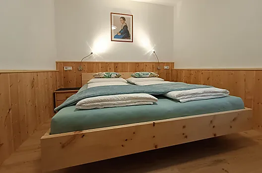 La nuova camera al legno di cirmolo