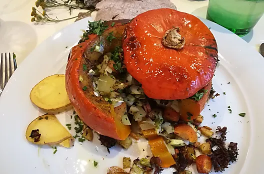 In autunno, da noi, zucche e patate fresche diventano un piacere genuino e leggero.