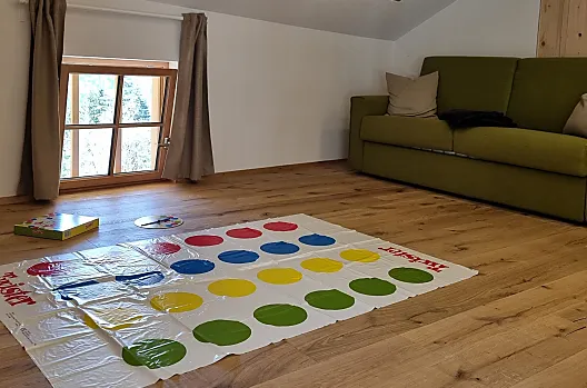 Tutti i nostri appartamenti offrono spazio per giochi in famiglia.