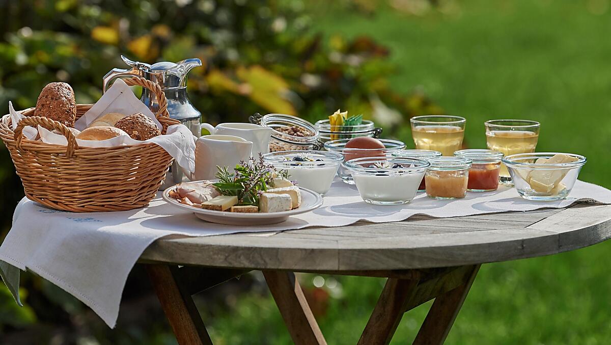 Frühstück im Grünen