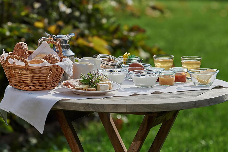 Frühstück im Grünen