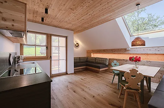 Wohnküche im Waldblick Appartement