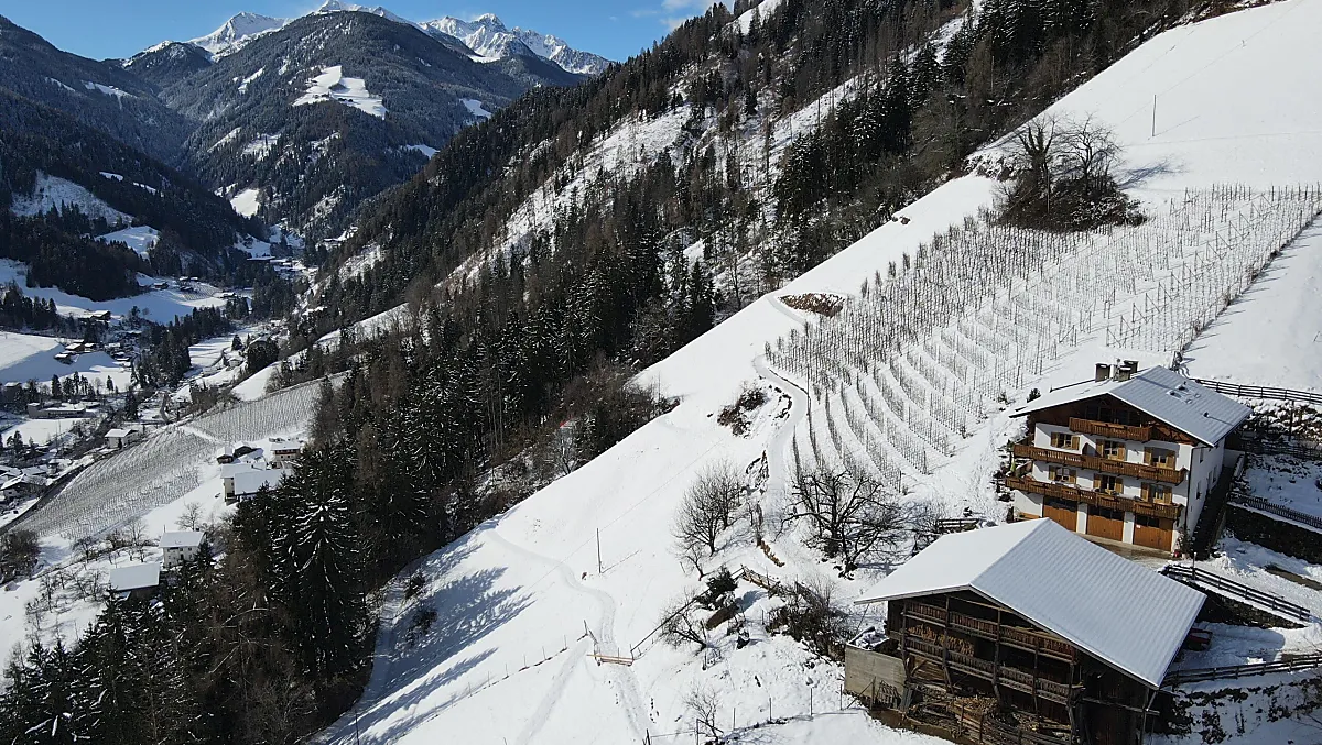 Unser Hof im Winter