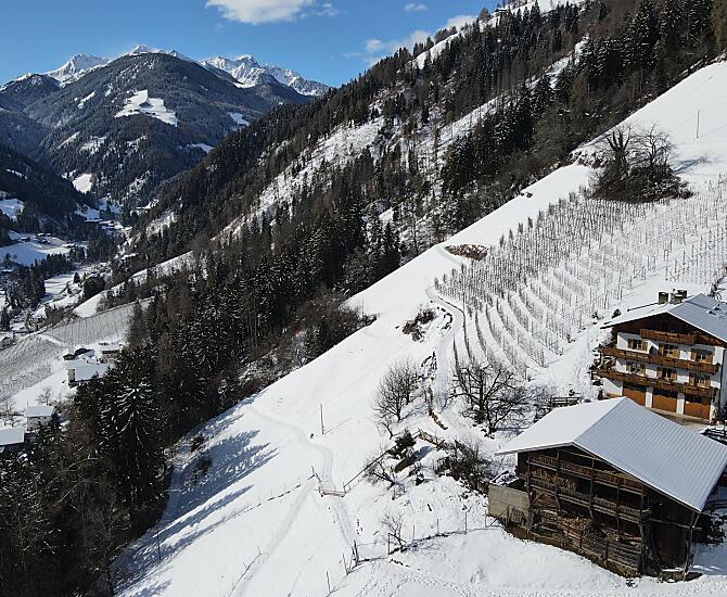 Unser Hof im Winter