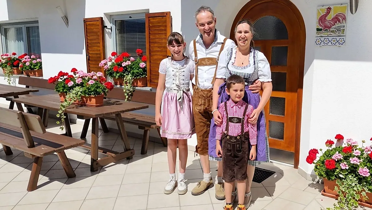 Familie Schaller - Florian, Barbara, Sophia und David