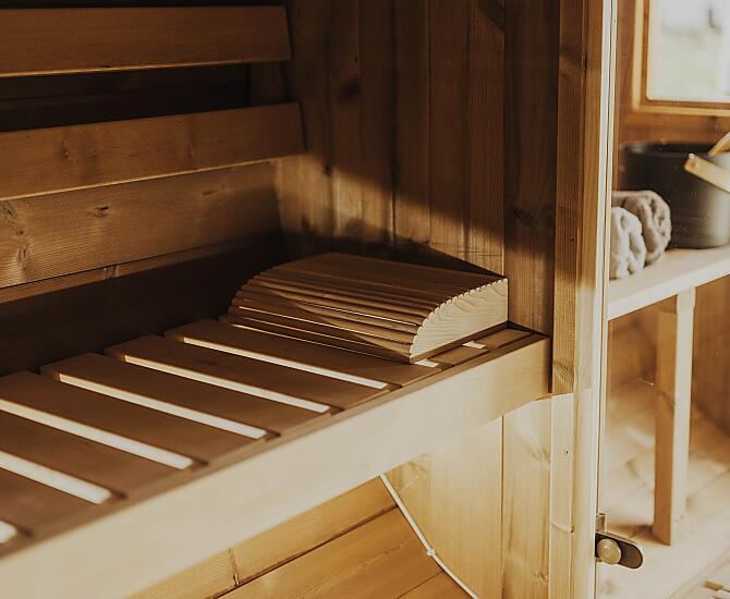 Sauna finlandese in giardino