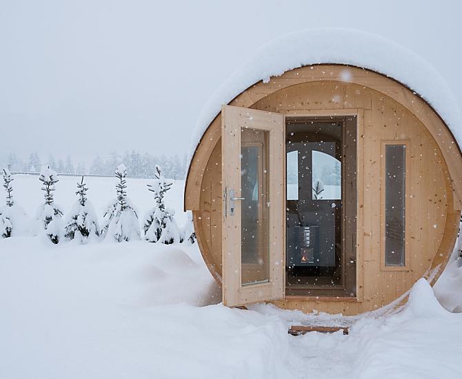 Sauna nella botte